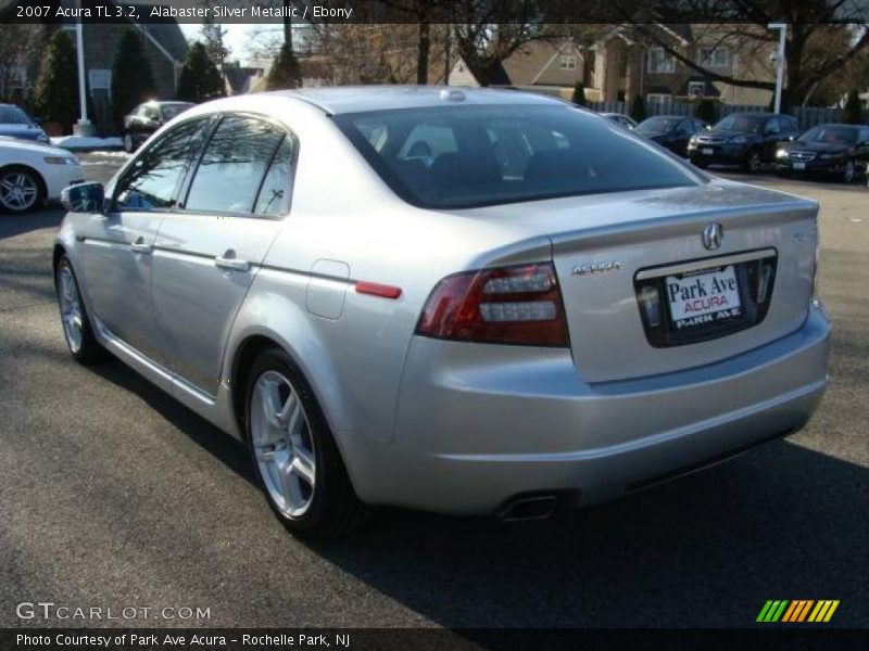Alabaster Silver Metallic / Ebony 2007 Acura TL 3.2