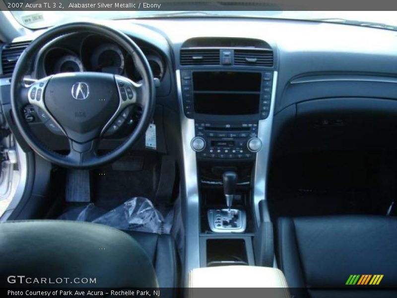 Alabaster Silver Metallic / Ebony 2007 Acura TL 3.2