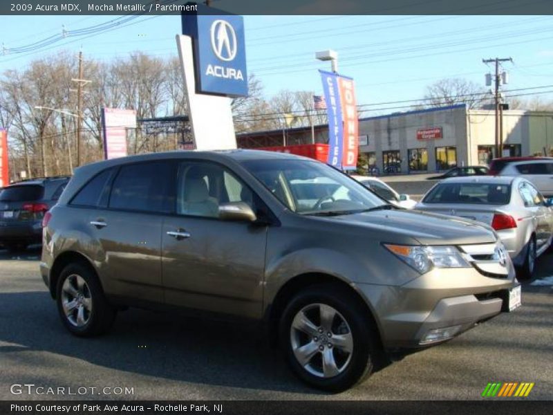Mocha Metallic / Parchment 2009 Acura MDX