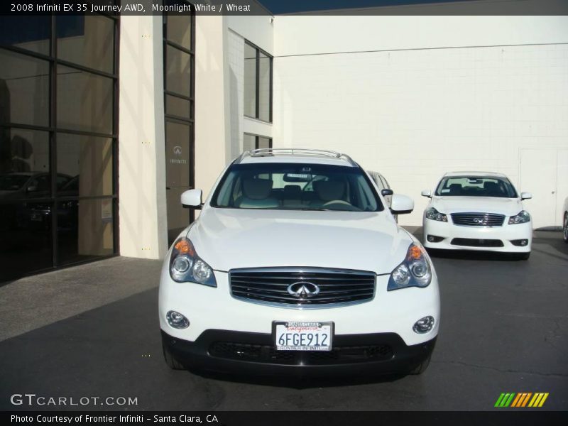 Moonlight White / Wheat 2008 Infiniti EX 35 Journey AWD