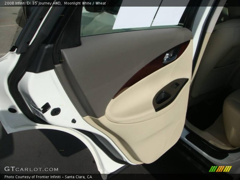 Moonlight White / Wheat 2008 Infiniti EX 35 Journey AWD