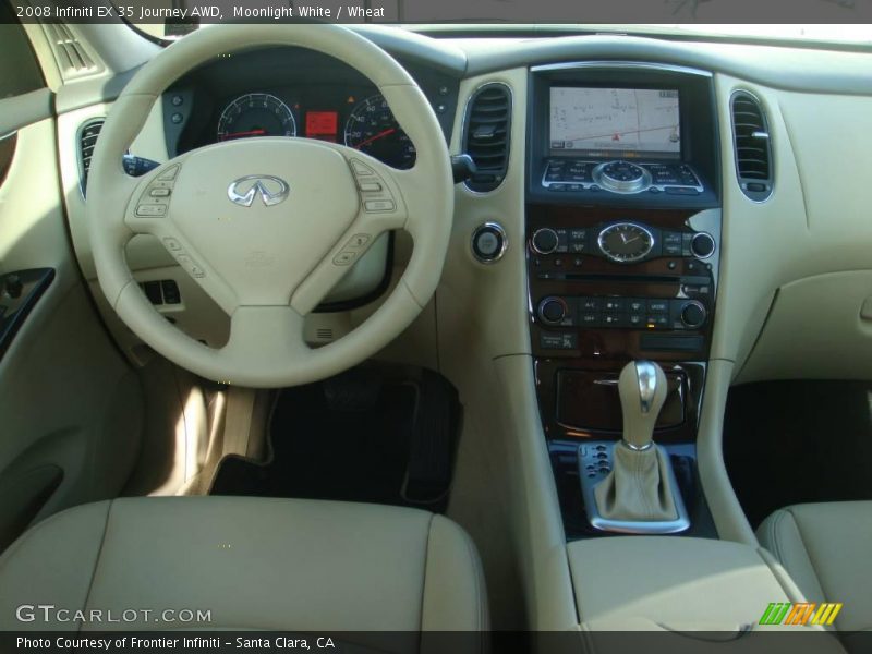 Moonlight White / Wheat 2008 Infiniti EX 35 Journey AWD