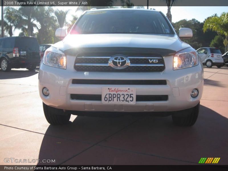 Super White / Ash 2008 Toyota RAV4 Limited V6