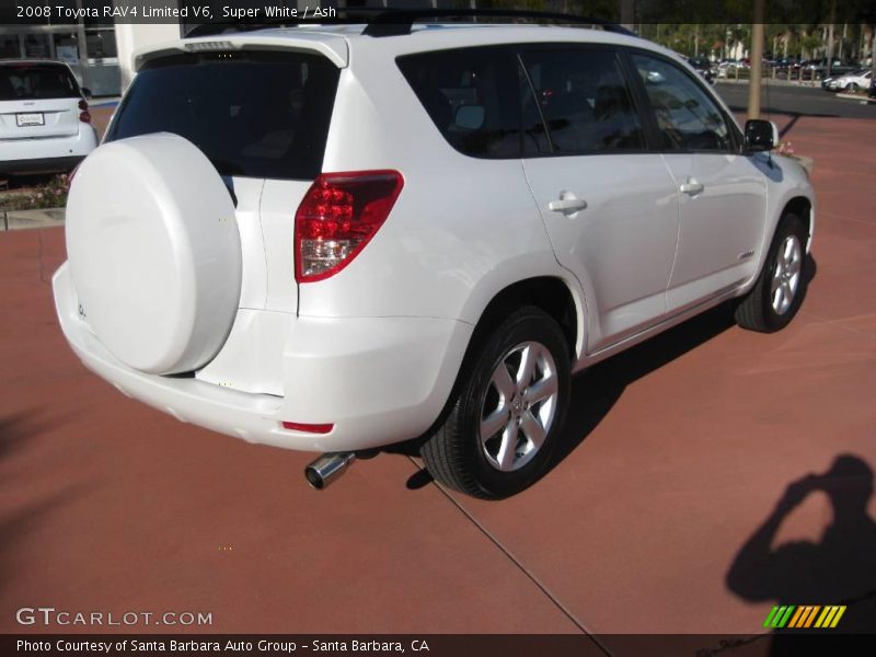 Super White / Ash 2008 Toyota RAV4 Limited V6