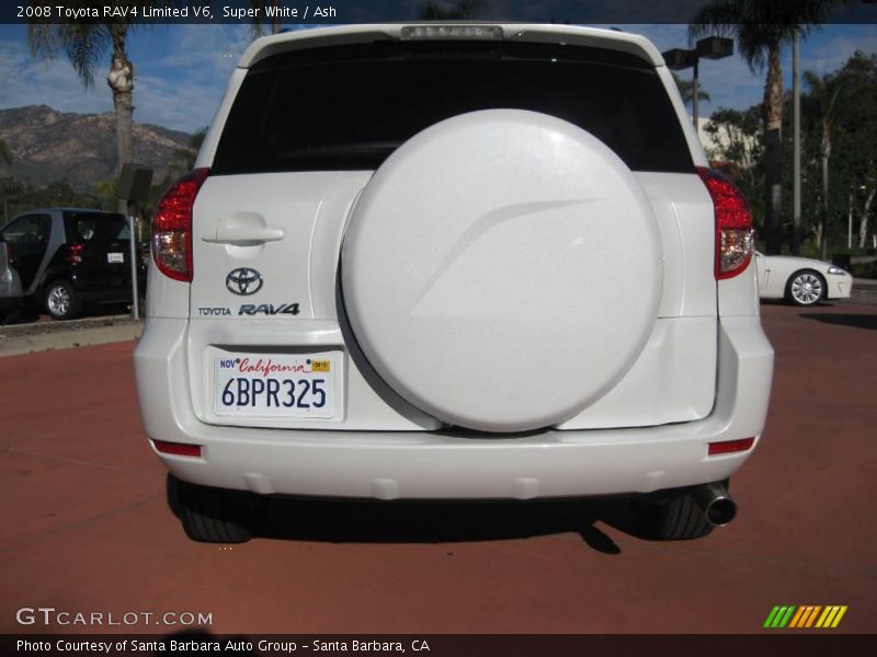 Super White / Ash 2008 Toyota RAV4 Limited V6