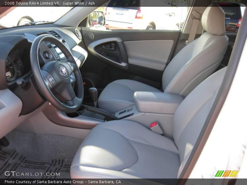 Super White / Ash 2008 Toyota RAV4 Limited V6