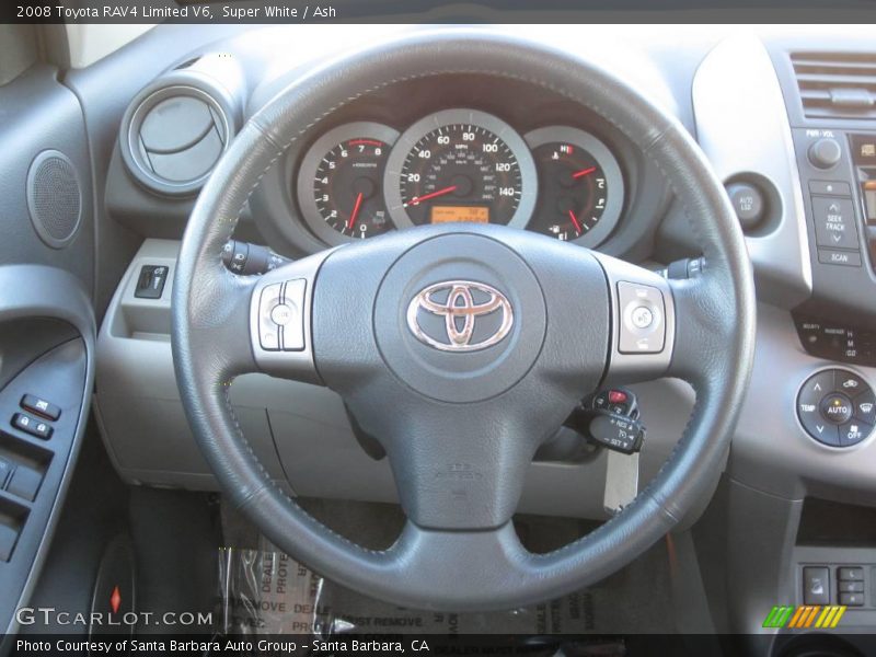 Super White / Ash 2008 Toyota RAV4 Limited V6