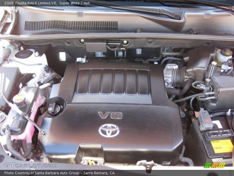 Super White / Ash 2008 Toyota RAV4 Limited V6