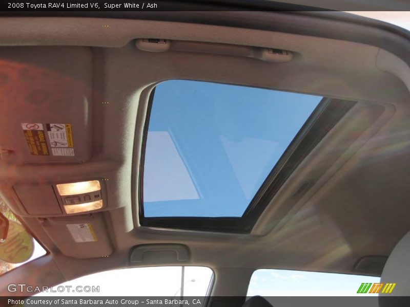 Super White / Ash 2008 Toyota RAV4 Limited V6