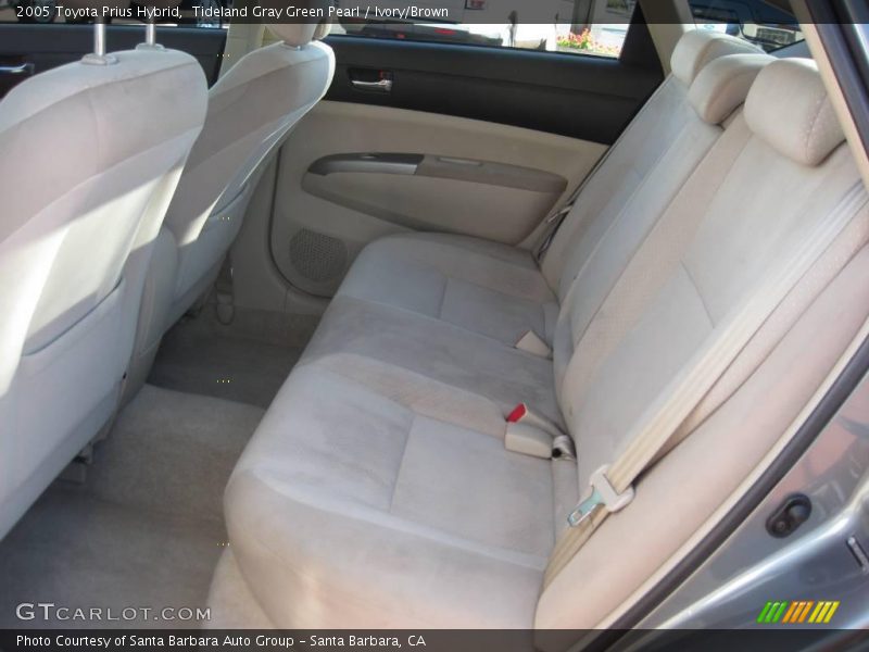Tideland Gray Green Pearl / Ivory/Brown 2005 Toyota Prius Hybrid
