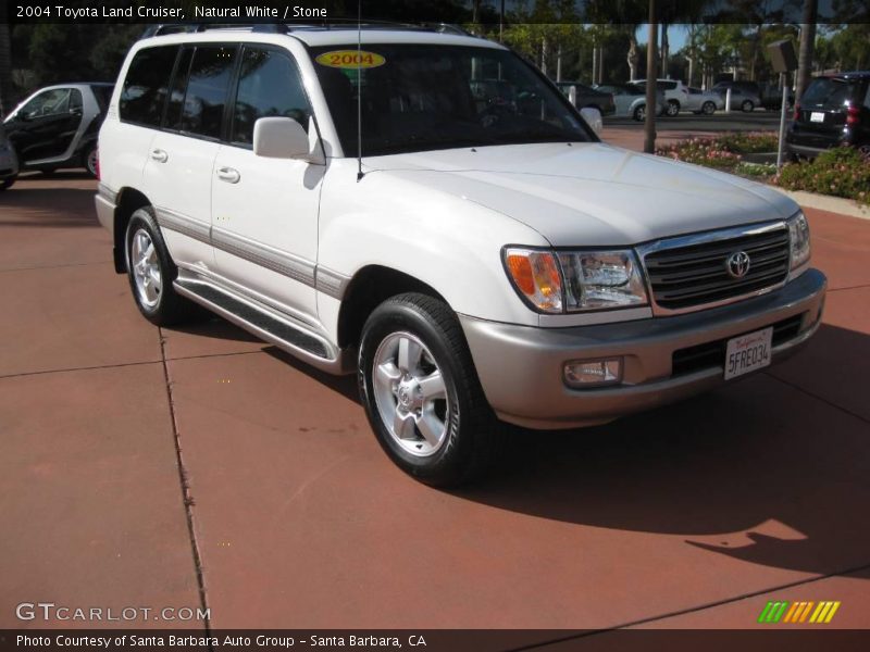 Natural White / Stone 2004 Toyota Land Cruiser