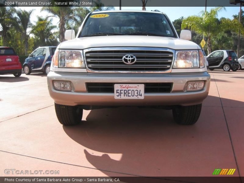 Natural White / Stone 2004 Toyota Land Cruiser