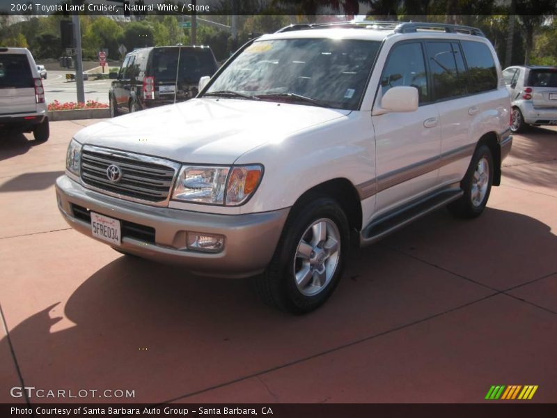Natural White / Stone 2004 Toyota Land Cruiser