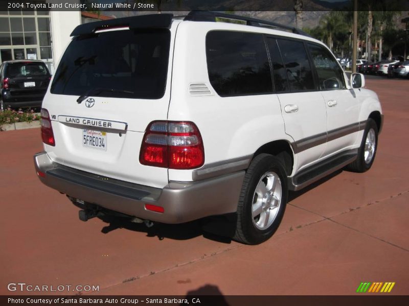 Natural White / Stone 2004 Toyota Land Cruiser