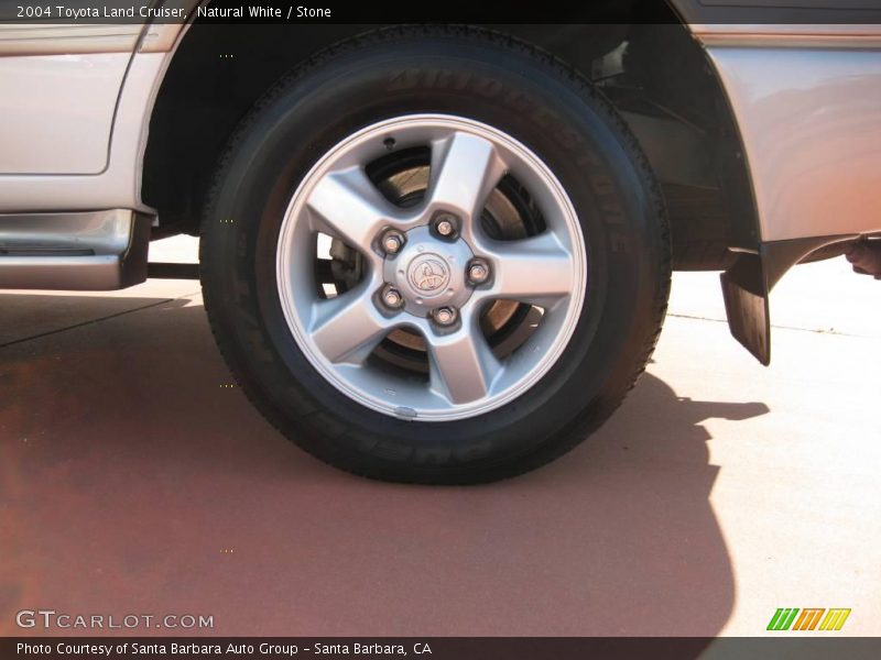 Natural White / Stone 2004 Toyota Land Cruiser
