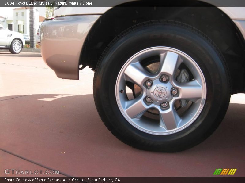 Natural White / Stone 2004 Toyota Land Cruiser