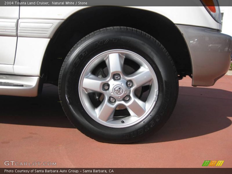 Natural White / Stone 2004 Toyota Land Cruiser