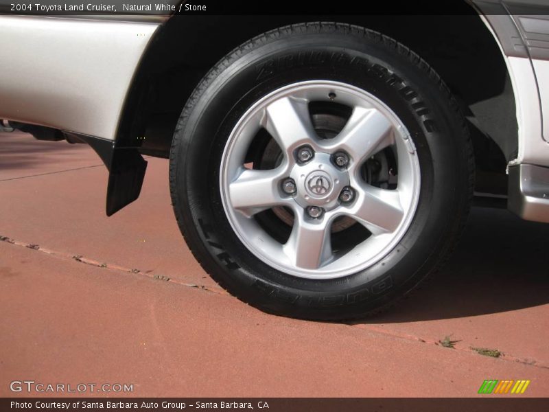 Natural White / Stone 2004 Toyota Land Cruiser