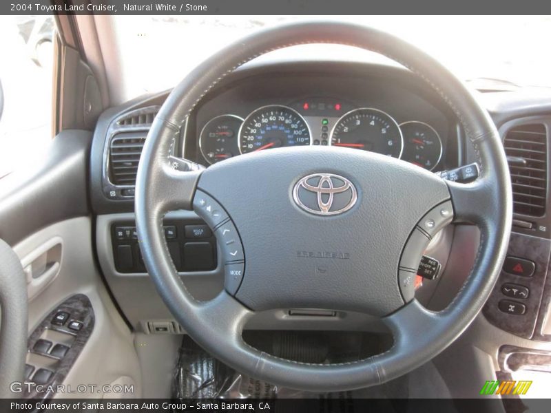 Natural White / Stone 2004 Toyota Land Cruiser