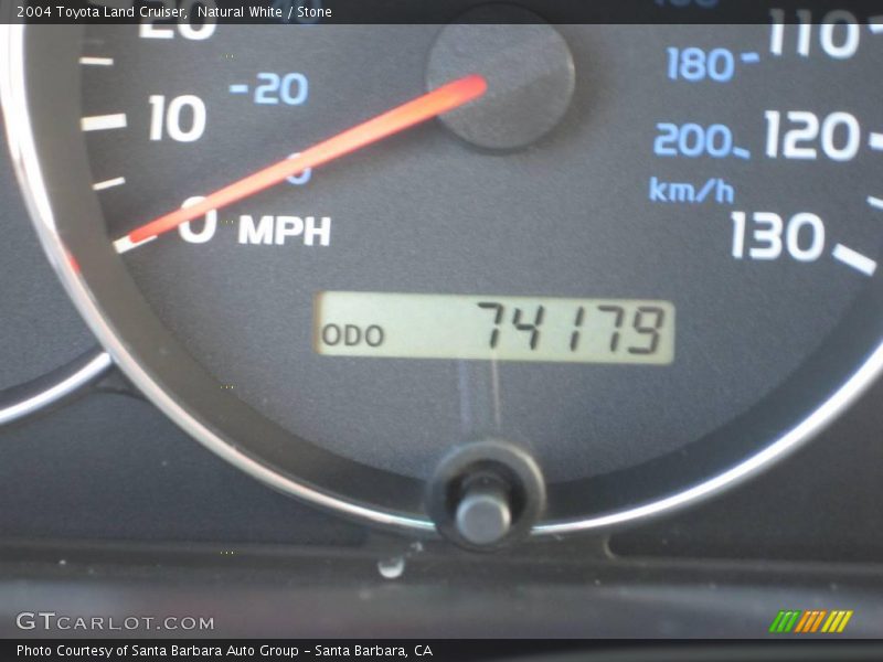 Natural White / Stone 2004 Toyota Land Cruiser