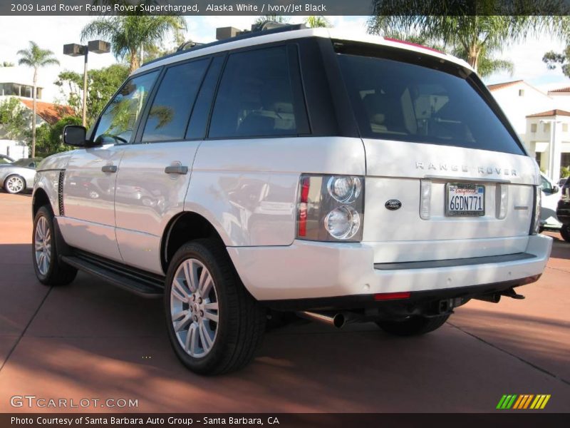 Alaska White / Ivory/Jet Black 2009 Land Rover Range Rover Supercharged