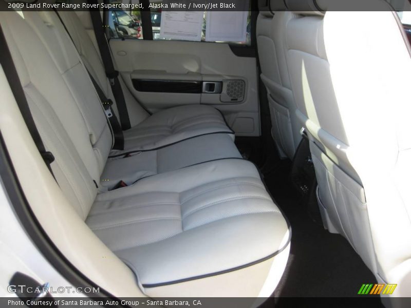 Alaska White / Ivory/Jet Black 2009 Land Rover Range Rover Supercharged