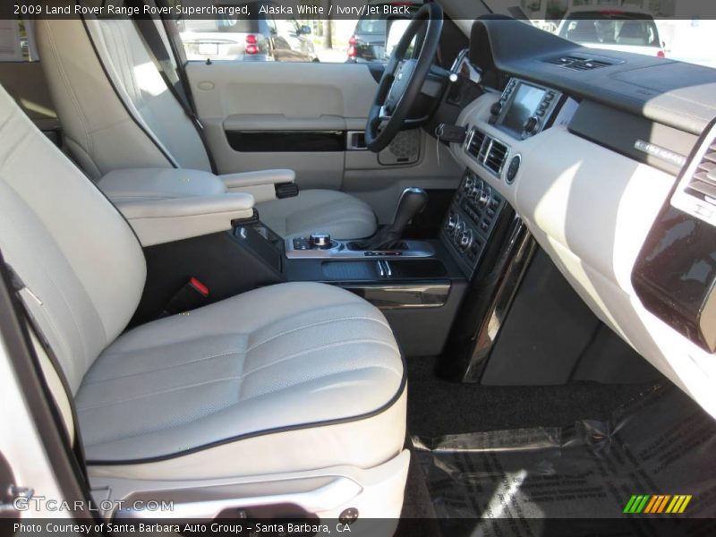 Alaska White / Ivory/Jet Black 2009 Land Rover Range Rover Supercharged