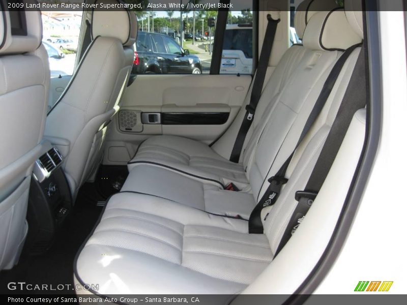Alaska White / Ivory/Jet Black 2009 Land Rover Range Rover Supercharged