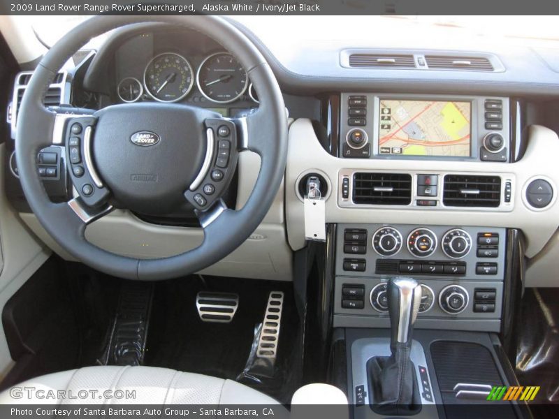 Alaska White / Ivory/Jet Black 2009 Land Rover Range Rover Supercharged