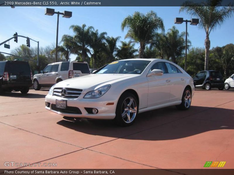 Arctic White / Cashmere 2009 Mercedes-Benz CLS 550