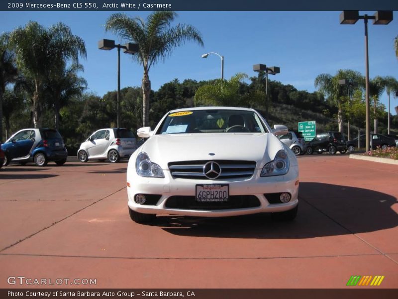 Arctic White / Cashmere 2009 Mercedes-Benz CLS 550
