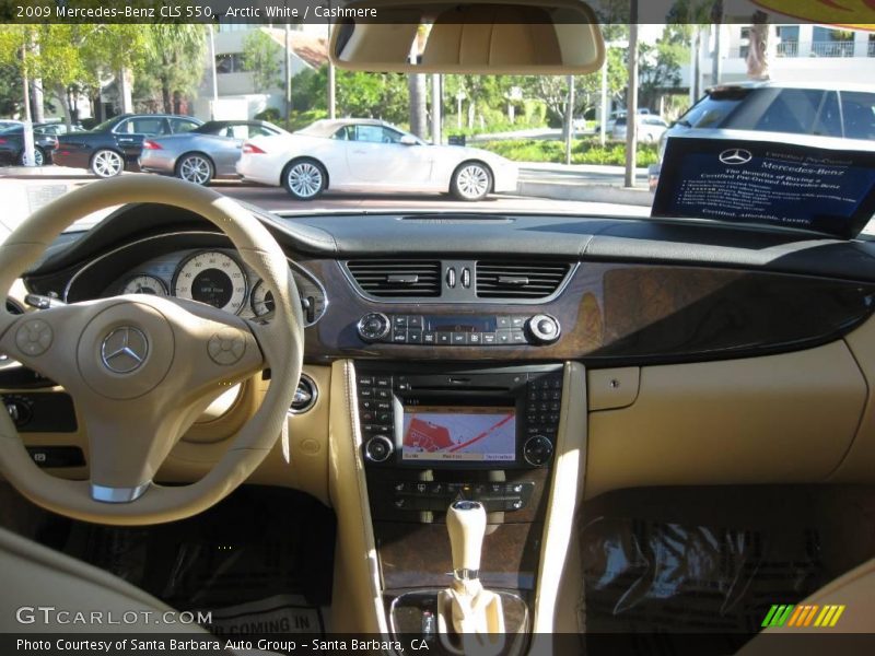 Arctic White / Cashmere 2009 Mercedes-Benz CLS 550