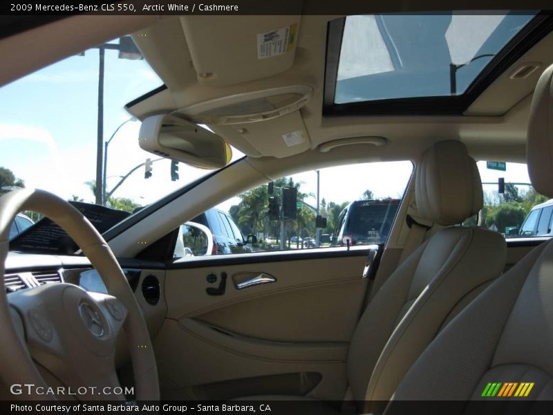 Arctic White / Cashmere 2009 Mercedes-Benz CLS 550