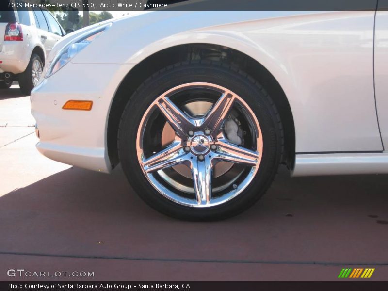 Arctic White / Cashmere 2009 Mercedes-Benz CLS 550