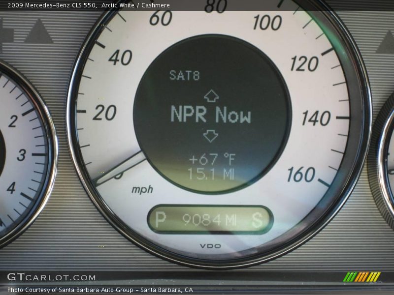 Arctic White / Cashmere 2009 Mercedes-Benz CLS 550