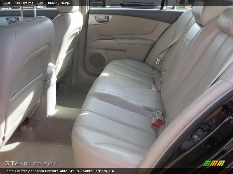 Black / Beige 2006 Kia Optima LX V6