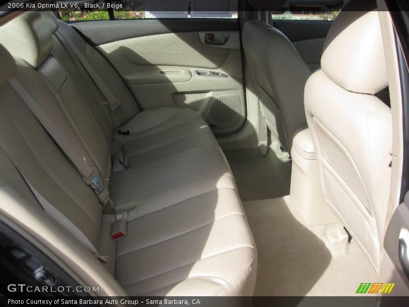 Black / Beige 2006 Kia Optima LX V6