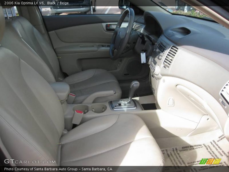 Black / Beige 2006 Kia Optima LX V6