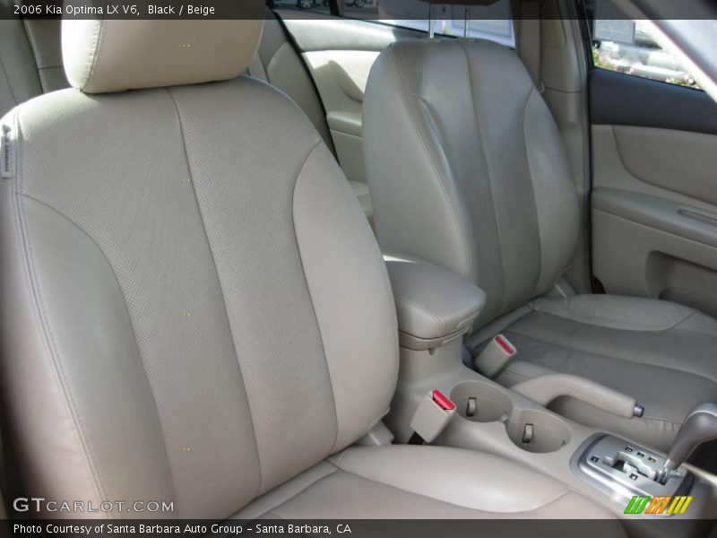 Black / Beige 2006 Kia Optima LX V6