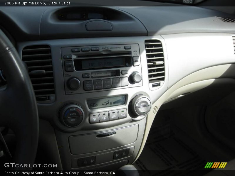 Black / Beige 2006 Kia Optima LX V6