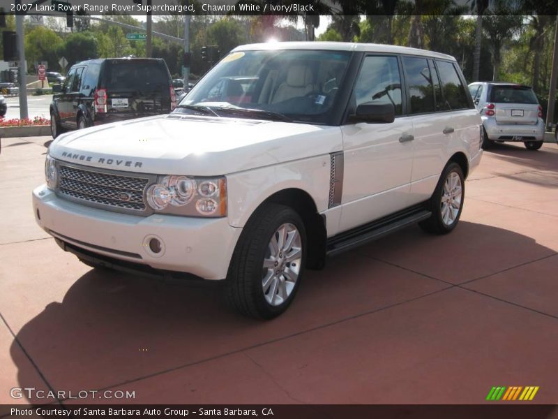 Chawton White / Ivory/Black 2007 Land Rover Range Rover Supercharged
