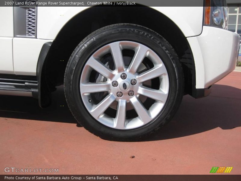 Chawton White / Ivory/Black 2007 Land Rover Range Rover Supercharged