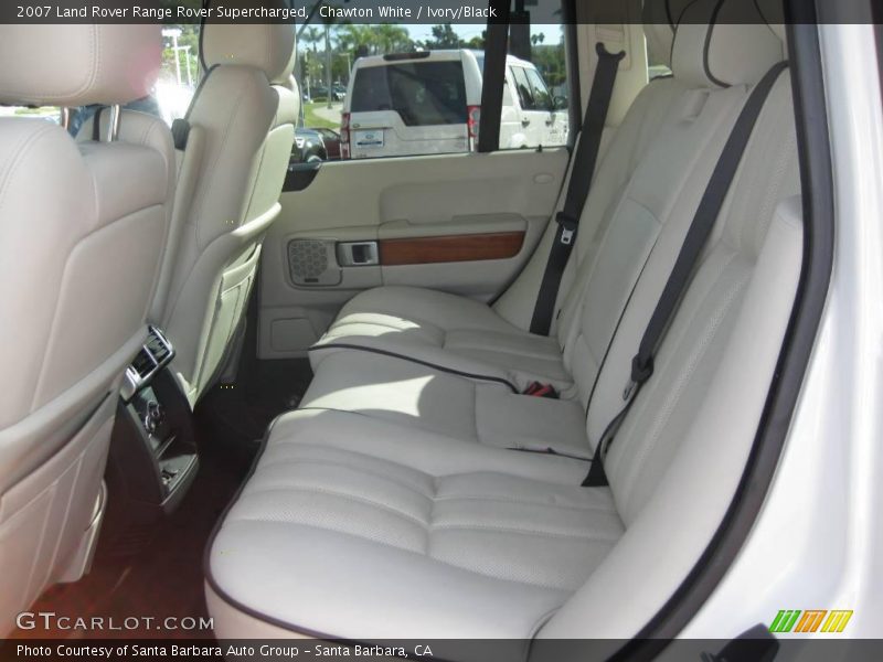 Chawton White / Ivory/Black 2007 Land Rover Range Rover Supercharged
