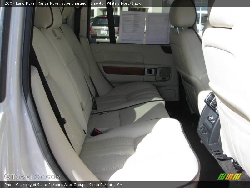 Chawton White / Ivory/Black 2007 Land Rover Range Rover Supercharged