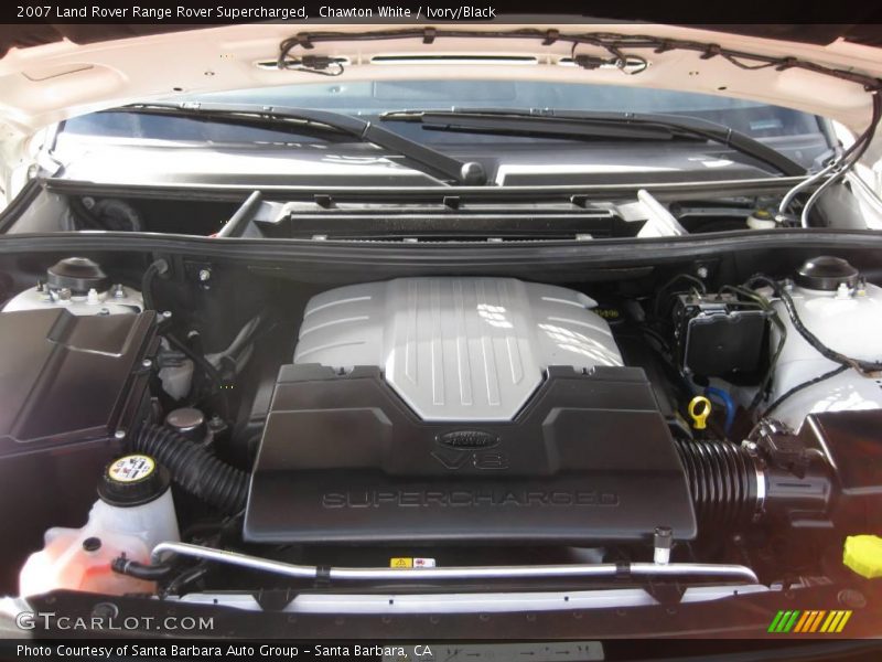 Chawton White / Ivory/Black 2007 Land Rover Range Rover Supercharged