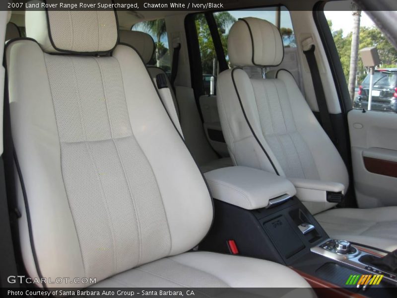 Chawton White / Ivory/Black 2007 Land Rover Range Rover Supercharged
