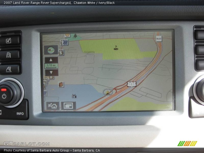 Chawton White / Ivory/Black 2007 Land Rover Range Rover Supercharged