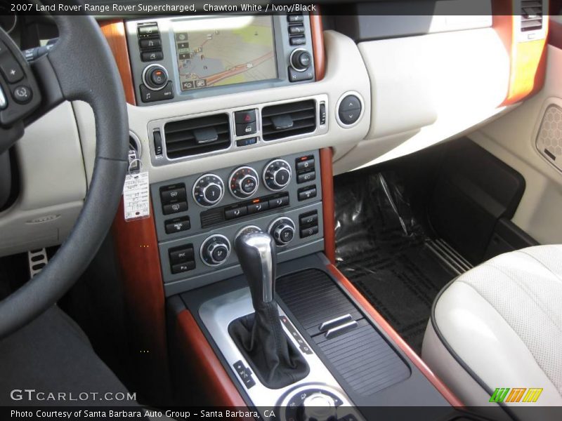 Chawton White / Ivory/Black 2007 Land Rover Range Rover Supercharged