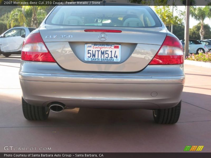 Pewter Metallic / Stone 2007 Mercedes-Benz CLK 350 Coupe