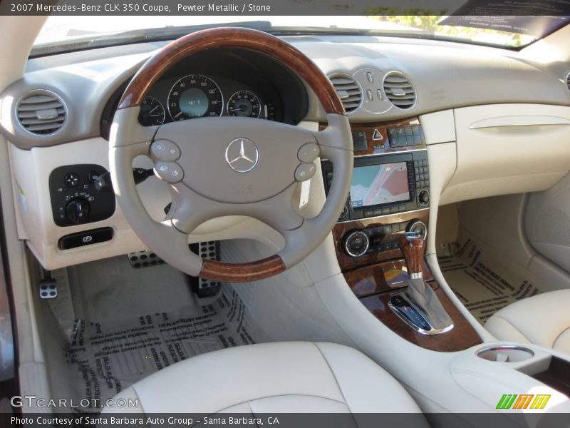 Pewter Metallic / Stone 2007 Mercedes-Benz CLK 350 Coupe